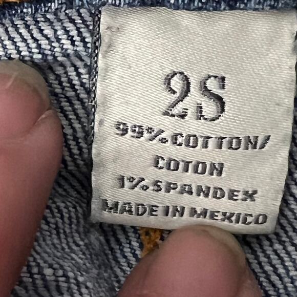 ABERCROMBIE & FITCH Erin Perfect Stretch Retro Slim Jeans 2 Short Retro Western - Picture 6 of 8